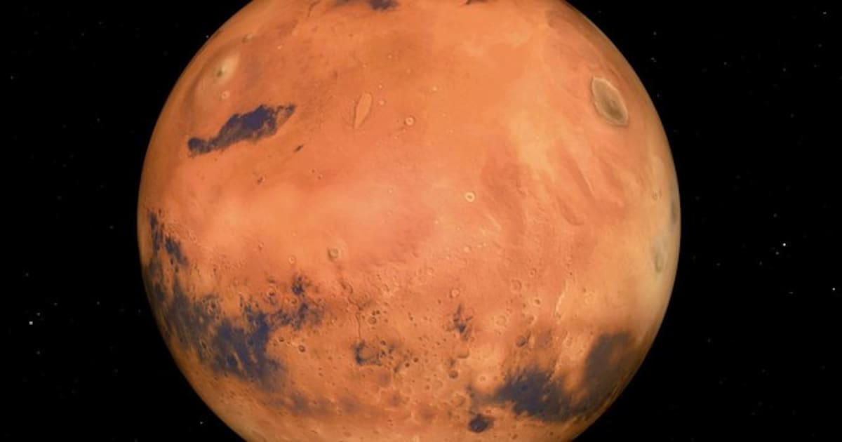 Marte es el cuarto planeta del sistema solar en orden de distancia al Sol y el segundo más pequeño después de Mercurio.