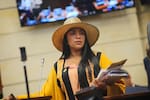 Habla senadora acusada por Abelardo De La Espriella de presunta compra de votos a favor de la campaña de Iván Cepeda