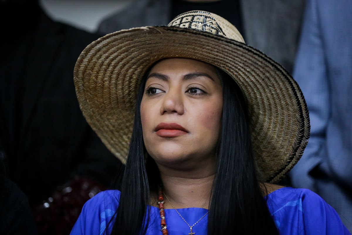 Martha Peralta recupera su libertad tras declarar ante la Corte por investigación de contratos en la Ungrd (Colprensa-Mariano Vimos)