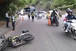 Martha Caballero murió arrollada cuando intentaba recoger una bolsa en plena autopista a Floridablanca