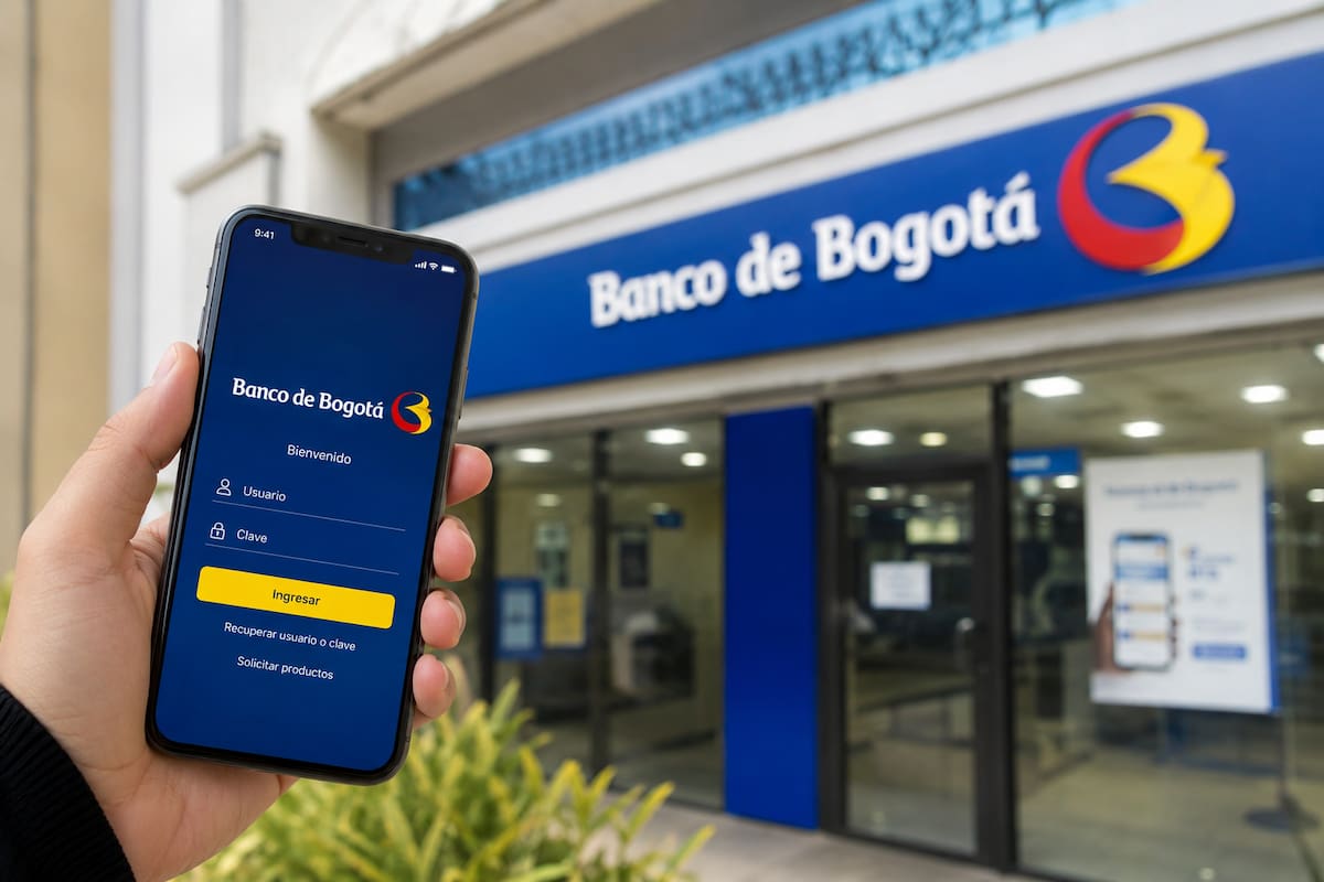 Los usuarios migrados desde Itaú ya pueden gestionar sus cuentas, tarjetas y demás productos a través de los canales digitales del Banco de Bogotá. Foto en apoyo IA.