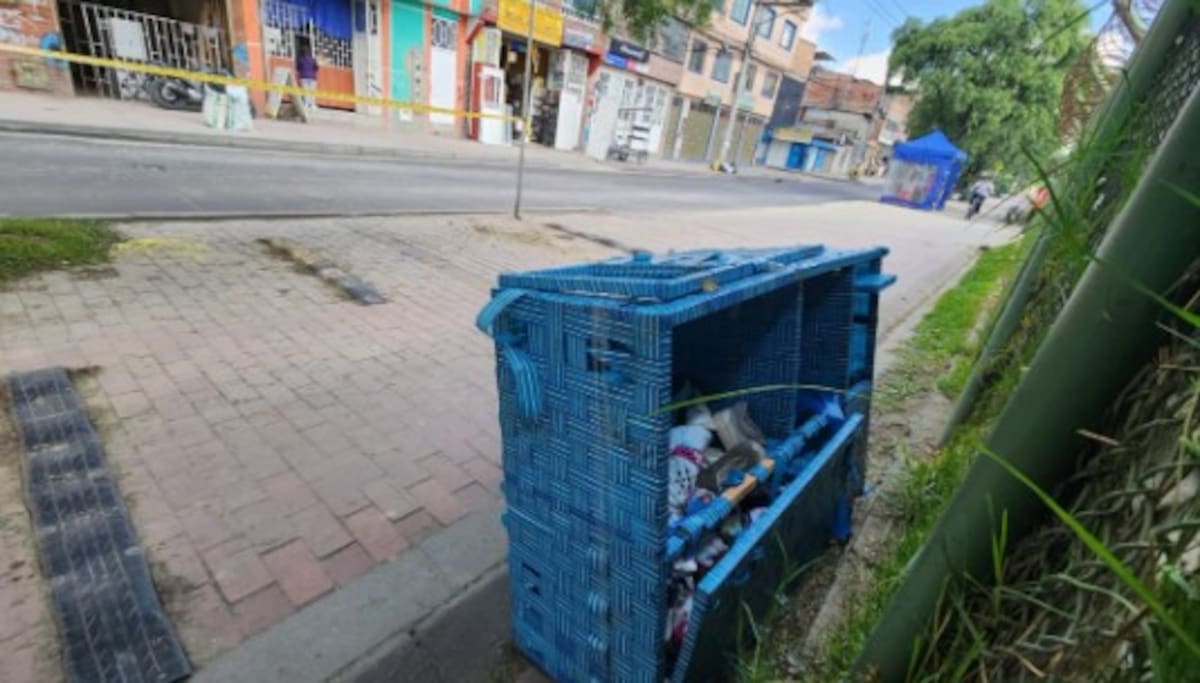 La madrugada de este miércoles, los habitantes del sector de El Porvenir, en el barrio La Arboleda, se toparon con una escena de violencia. | Foto: Q' Hubo Bogotá.
