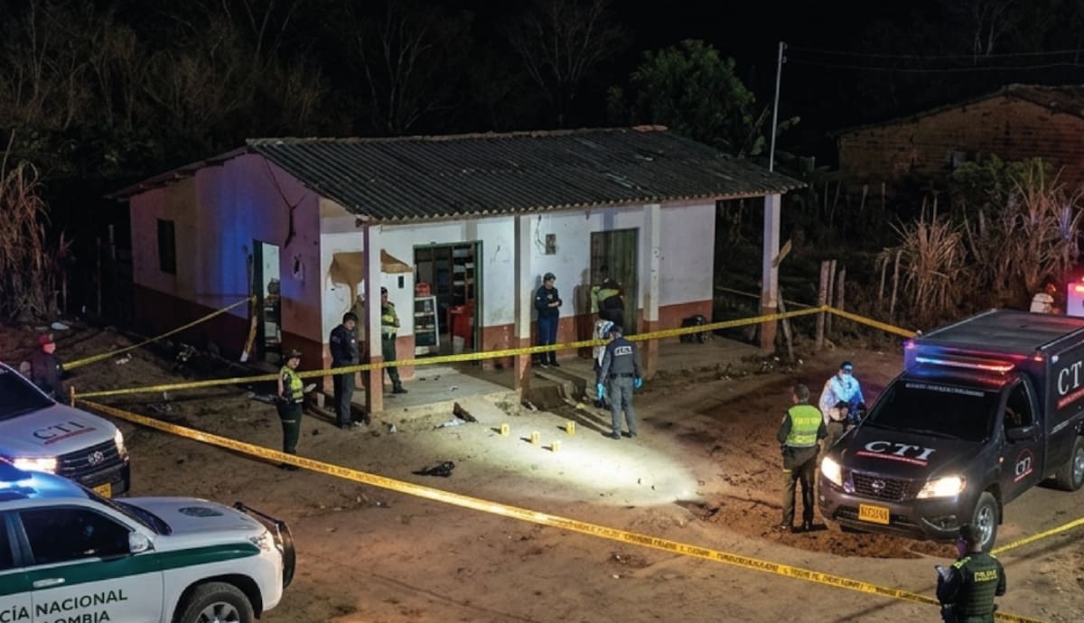Violento ataque en Casanare: cinco hombres fueron asesinados en una tienda.
Foto: Upía al Día.