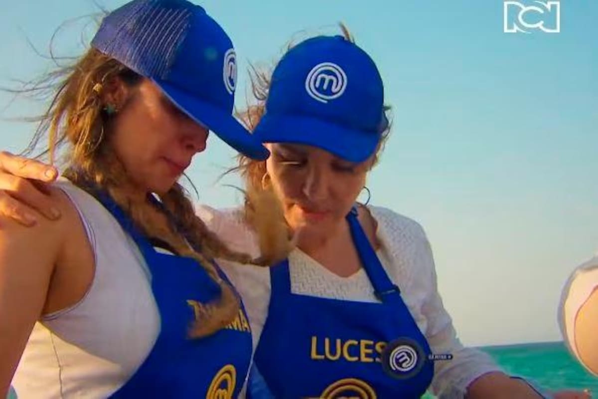 La actriz y modelo colombiana, Zulma Rey formó parte del equipo azul. Captura de pantalla / VANGUARDIA