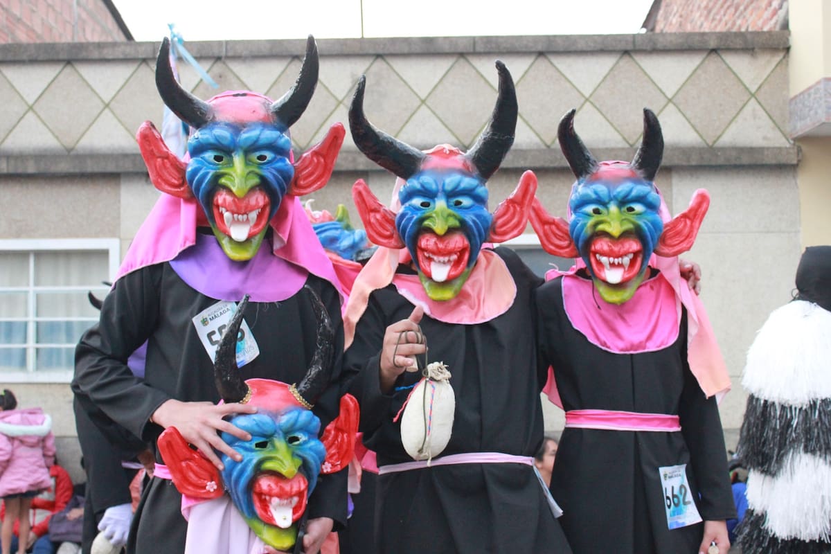 Matachines de ayer y hoy en Málaga. Suministrada Diego Fabián Carreño/Vanguardia