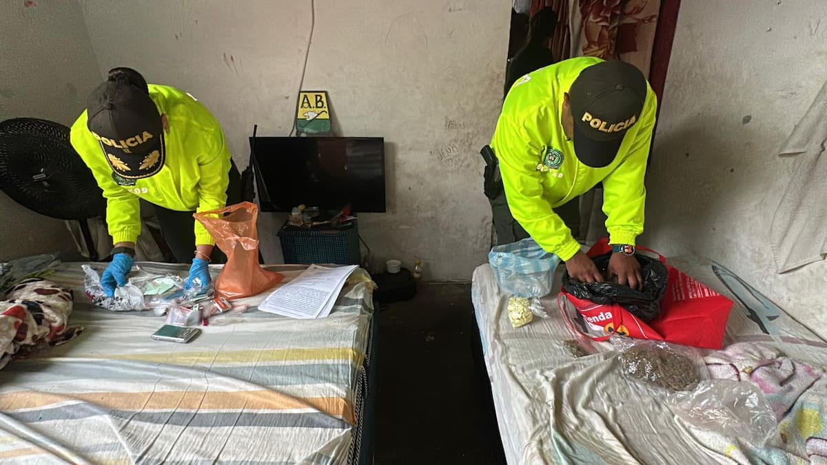 Material incautado durante el operativo