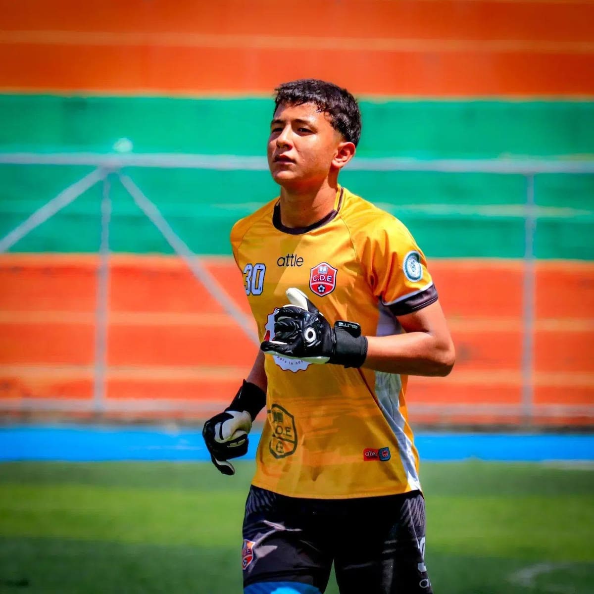 El arquero santandereano Matías Hernández fue convocado a la selección Colombia Sub-15. Foto: Estudiantil de Medellín.