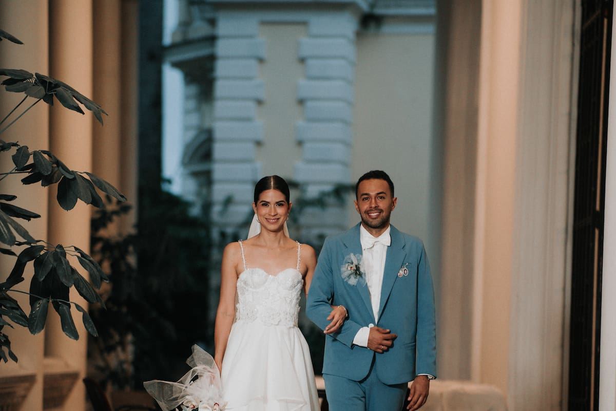La pareja de novios: Natalia Guerrero Hernández y Andrés Eduardo Parada Parada. Suministrada / VANGUARDIA