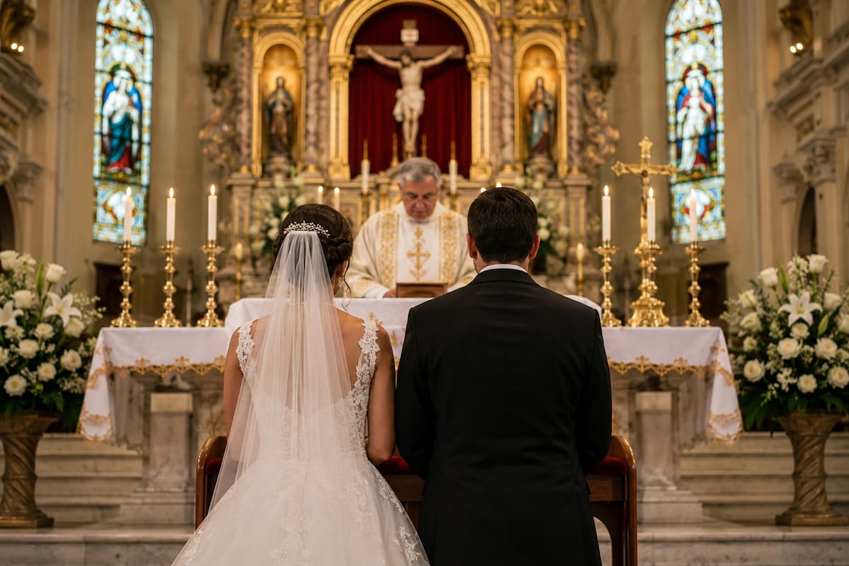 Si la boda se celebró por la Iglesia católica, ni la escritura firmada en notaría ni el fallo de un juez disuelven ese matrimonio.