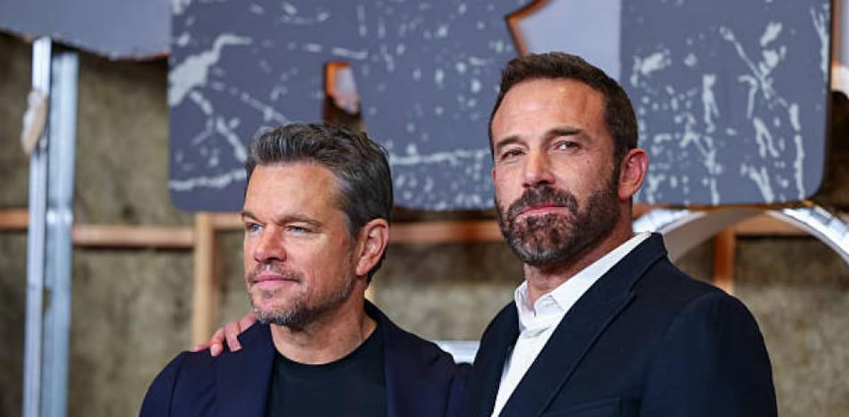 Los actores y productores Matt Damon y Ben Affleck.