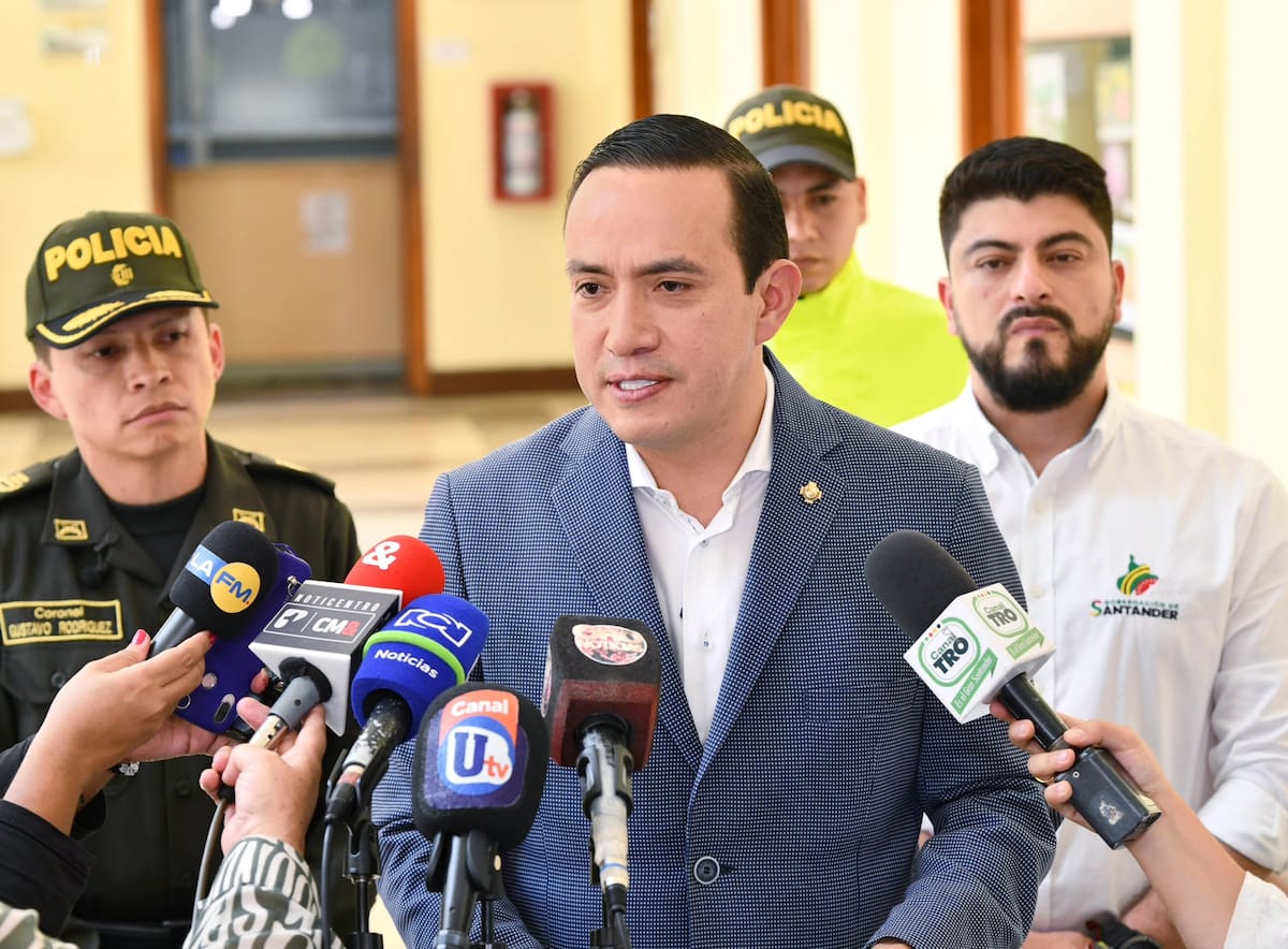 Mauricio Aguilar, exgobernador de Santander. Foto: Archivo particular/VANGUARDIA