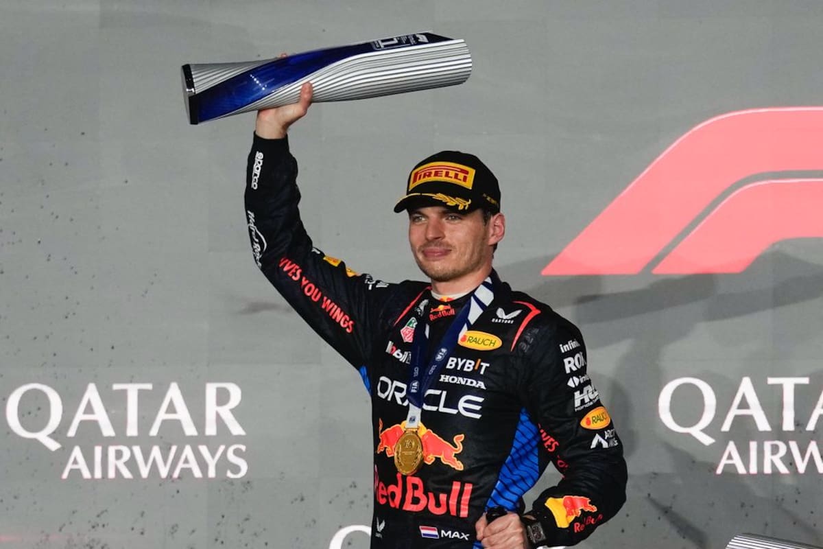 Max Verstappen, ganador del Gran Premio de Catar 2024.