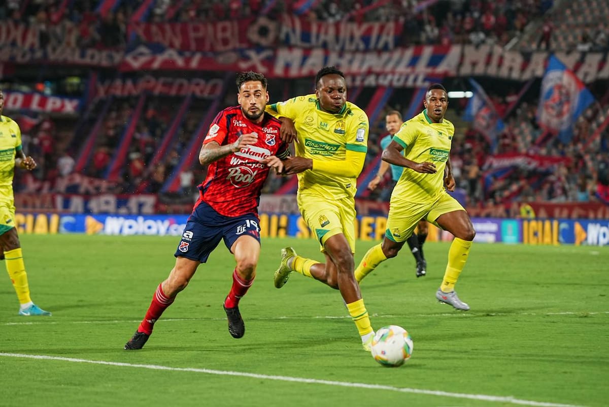 Independiente Medellín y Atlético Bucaramanga protagonizaron un entretenido partido en la novena fecha de la Liga BetPlay I de 2026. Foto: David Jaramillo.