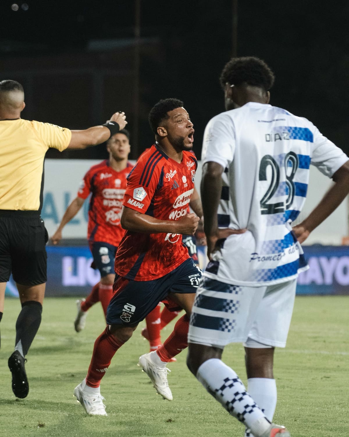 Independiente Medellín se acercó al grupo de los ocho de la Liga BetPlay I de 2026, luego de superar 2-0 a Boyacá Chicó. Foto: Independiente Medellín.