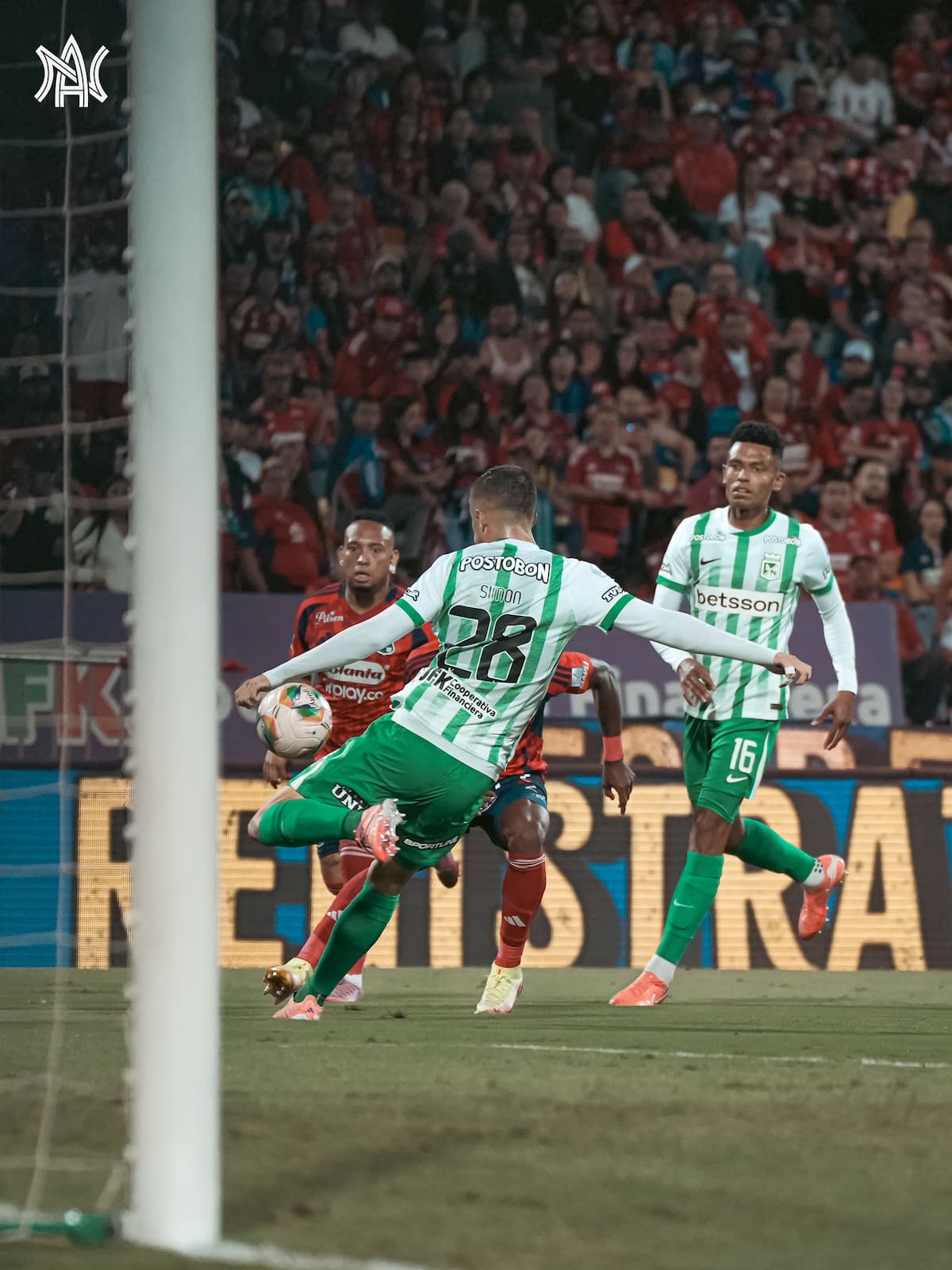 Independiente Medellín y Nacional igualaron 0-0 en la segunda fecha del Grupo A de los cuadrangulares semifinales de la Liga BetPlay. Foto: Atlético Nacional.