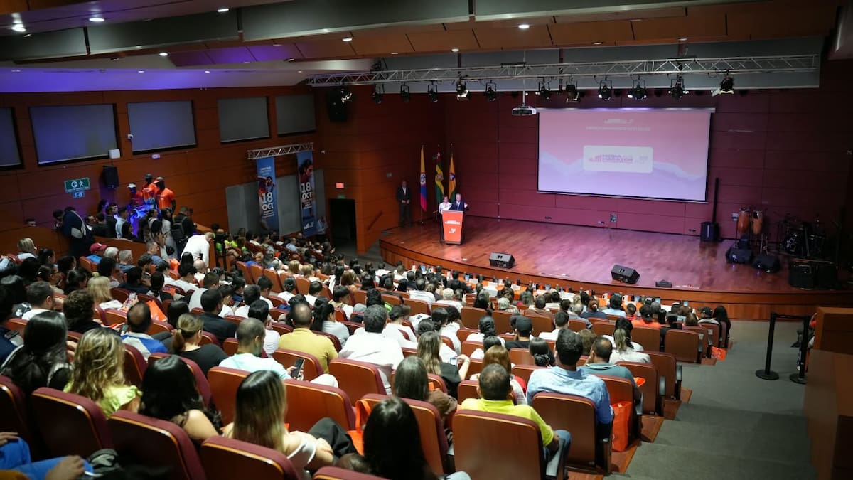 Se cumplió el lanzamiento de la Media Maratón de Bucaramanga de la Fundación Cardiovascular de Colombia. Foto: prensa de la FCV.