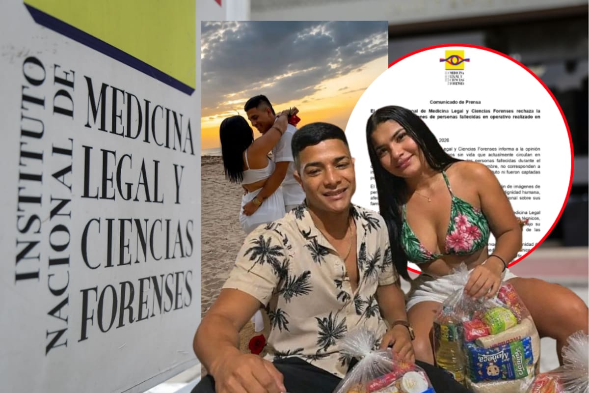 Las imágenes de los cuerpos de ‘Bendito Menor’ y ‘La Bebecita’ comenzaron a circular en redes sociales tras el operativo militar en Riohacha. Medicina Legal negó que hayan sido tomadas por personal de la entidad. Fotos tomadas de: Archivo // Medicina Legal.