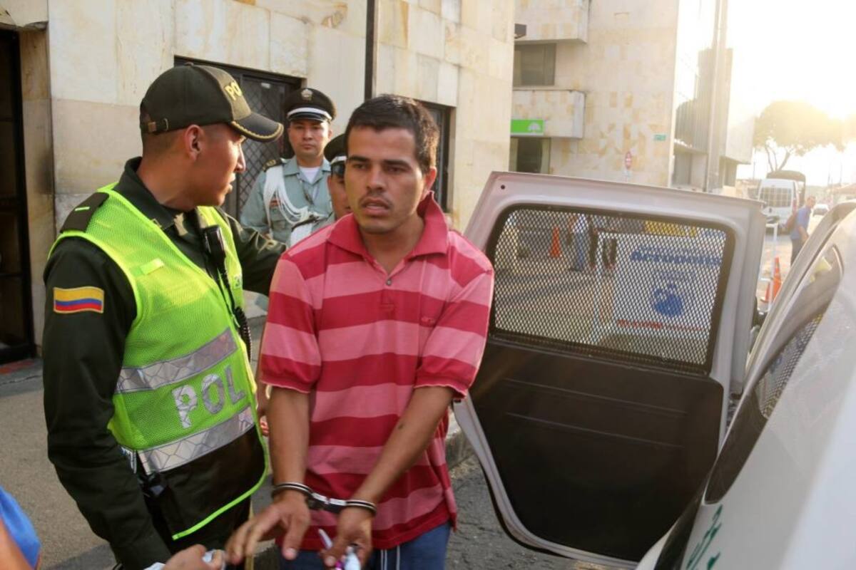 Freddy Delgado Martínez, alias ‘Ñoño, no aceptó los cargos imputados por la Fiscalía; sin embargo, un juez le dictó medida de detención intramural. (Foto: Elver RodrÍguez /VANGUARDIA LIBERAL)