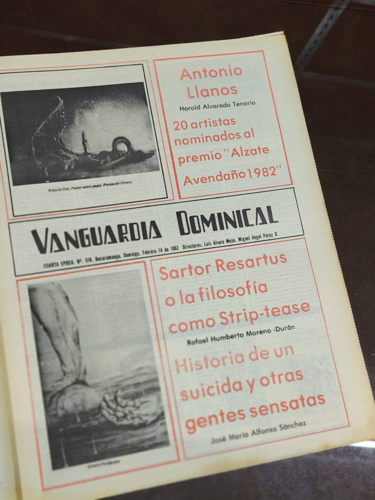 Memoria literaria de Bucaramanga: el Dominical que marcó una generación. Foto suministrada/VANGUARDIA