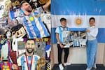 Artista bumangués irá hasta Barranquilla para llevarle un obsequio a Messi