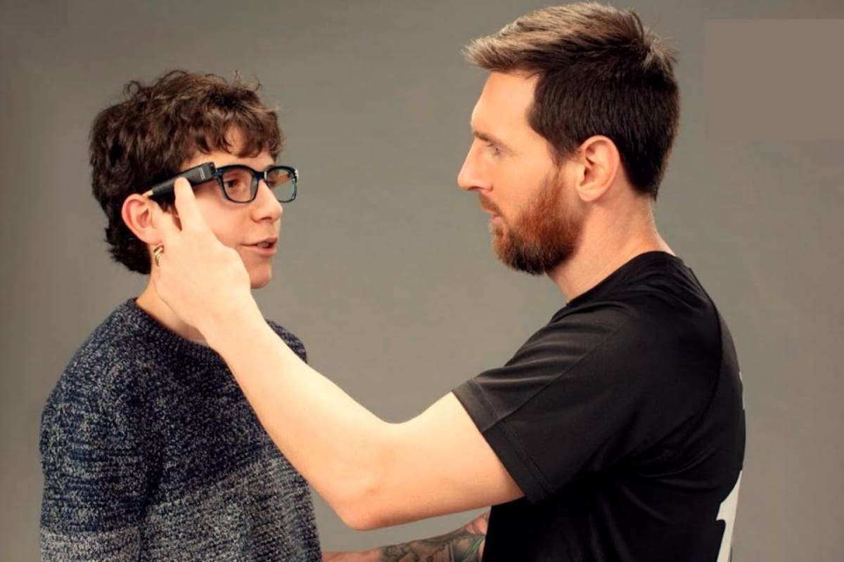 El futbolista Lionel Messi es el embajador global de OrCam. Foto tomada de Internet/VANGUARDIA