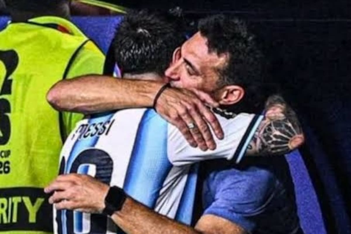 ¡Messi se quebró! Las lágrimas que sorprendieron al Monumental en su despedida de Argentina. /FOTO: Captura de pantalla