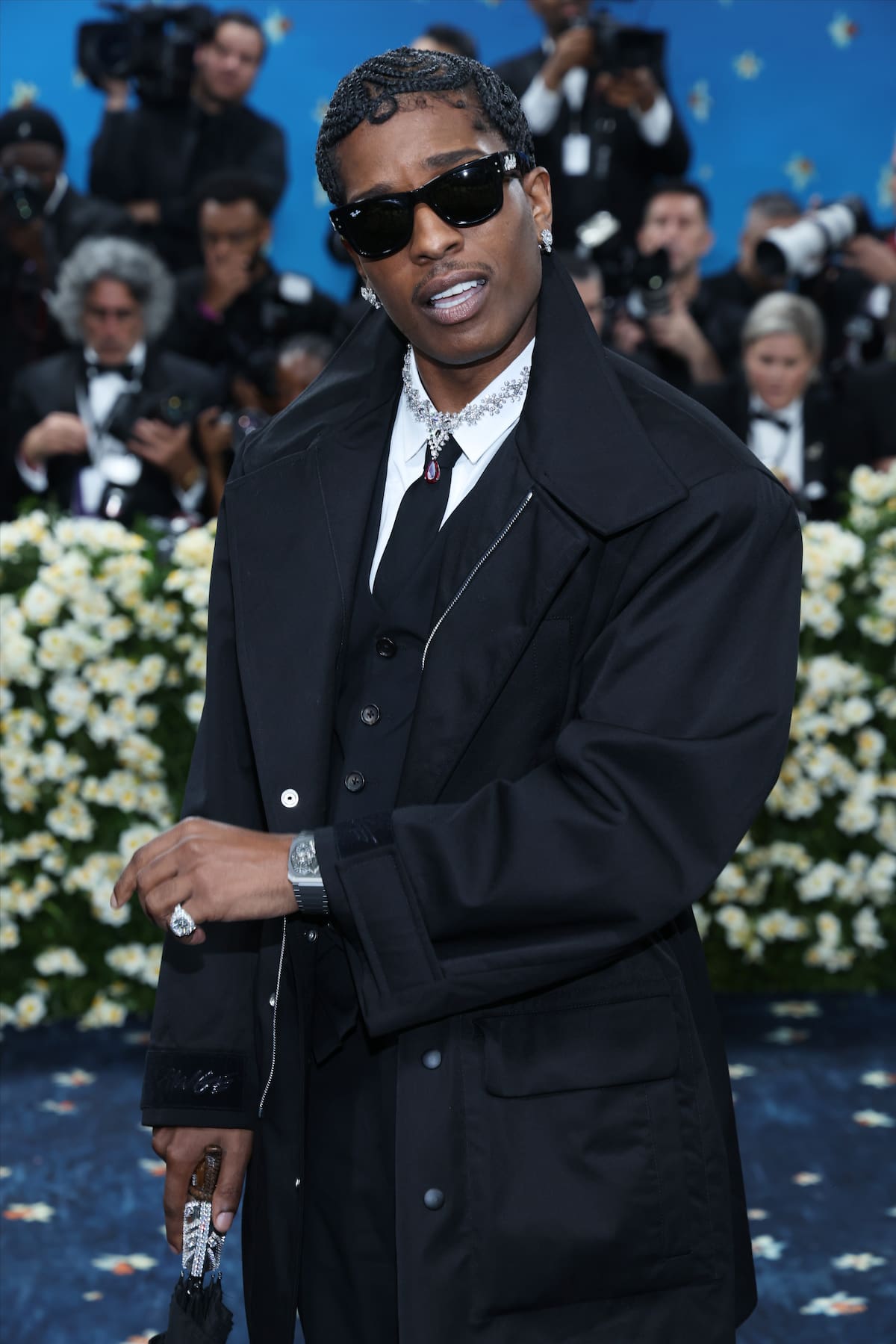 A$AP Rocky en la Met Gala 2025. //Foto: EFE.