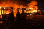 Esto dijo Metrolínea sobre el incendio en el Portal de Girón