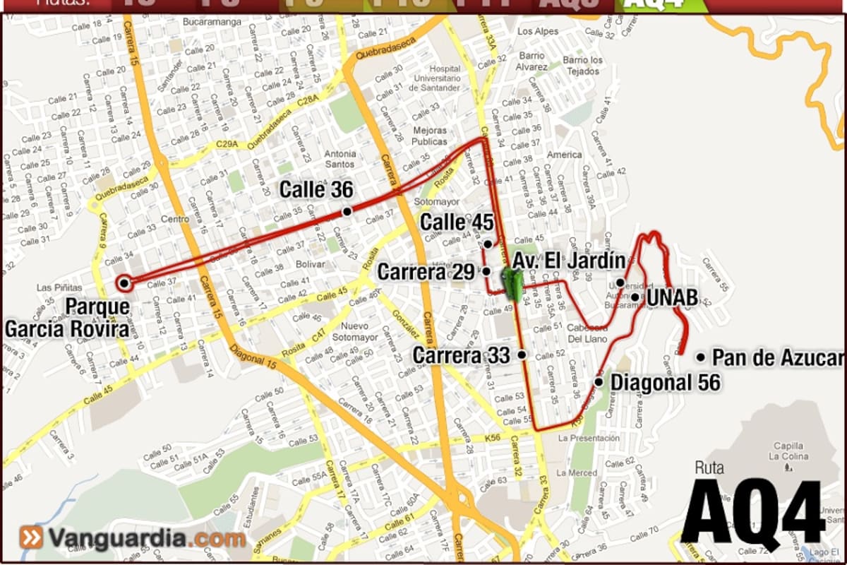 Conozca las rutas de la Fase II de metrolínea (Foto: Nuevos medios / VANGUARDIA LIBERAL)
