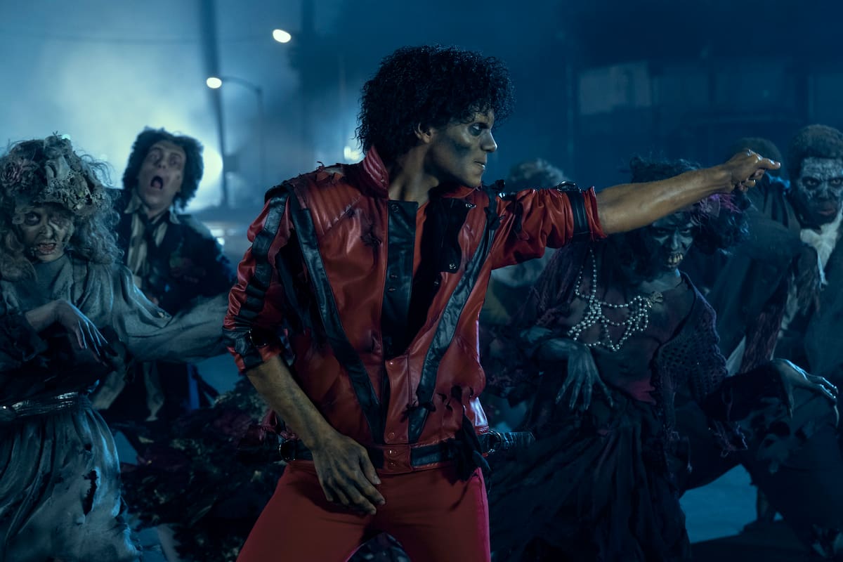 Jaafar Jackson como Michael Jackson en una imagen de la pelicula 'Michael'. EFE/ Glen Wilson/Lionsgate.