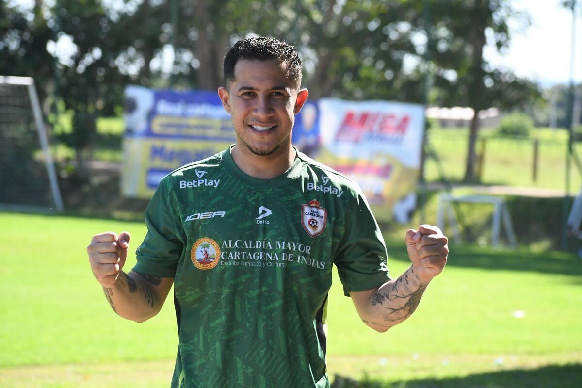 Michael Ortega ahora hace parte del Real Cartagena. //CORTESÍA