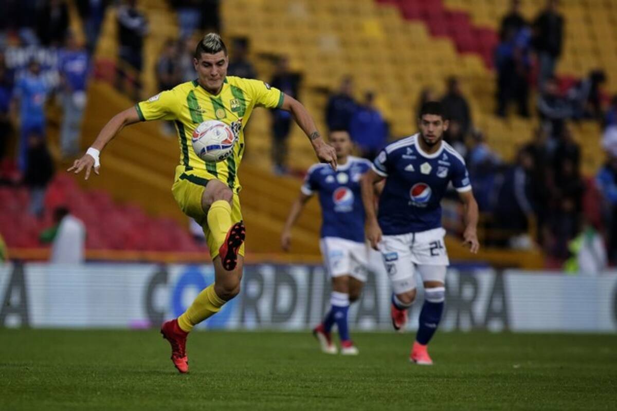 El delantero santandereano se mostró feliz por la actualidad de Atlético Bucaramanga.