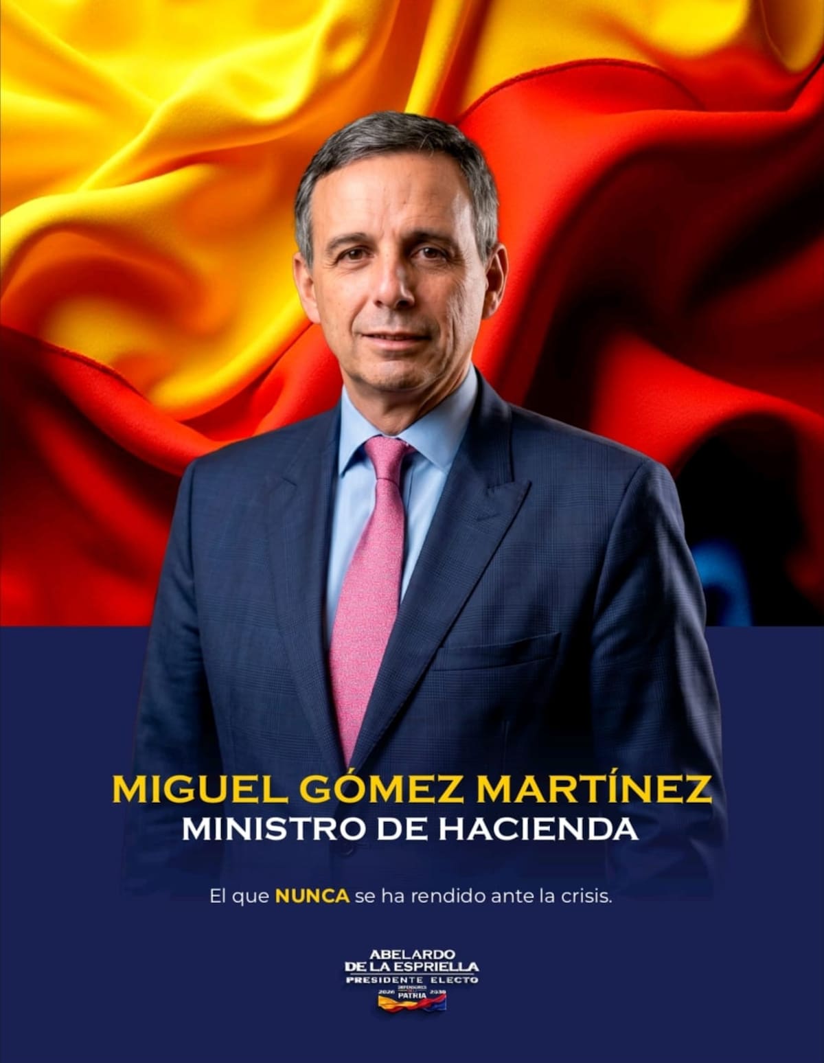 Miguel Gómez Martínez, designado por el presidente electo Abelardo De la Espriella como el ministro de Hacienda en su Gobierno. // Foto: Colprensa - Externos.