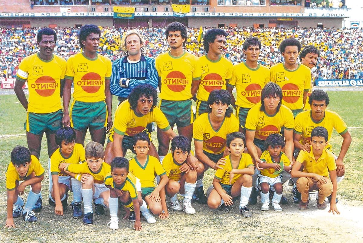 Miguel Oswaldo González consiguió el título de goleador del fútbol colombiano en la temporada 1985, con 34 goles con el Atlético Bucaramanga. Foto: Archivo / VANGUARDIA.