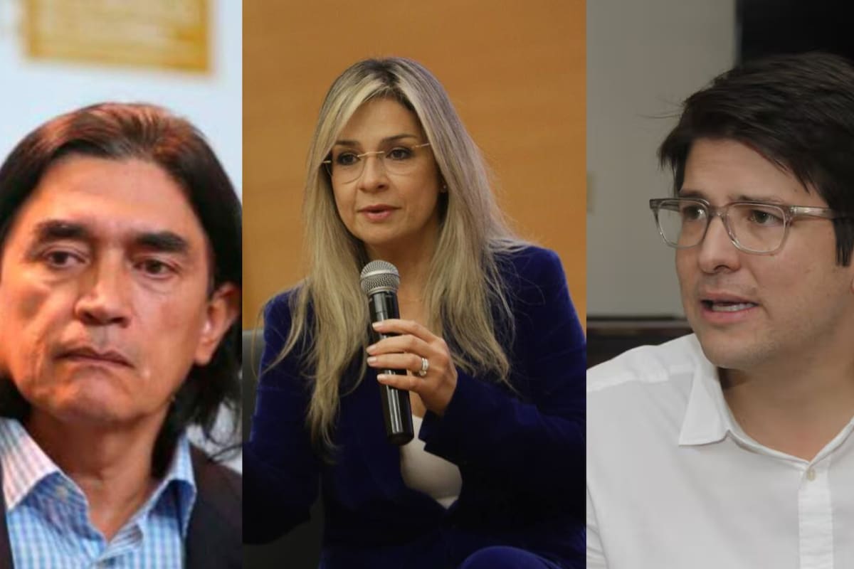 Miguel Uribe Turbay, Vicky Dávila y Gustavo Bolívar. // Colprensa y archivo EU
