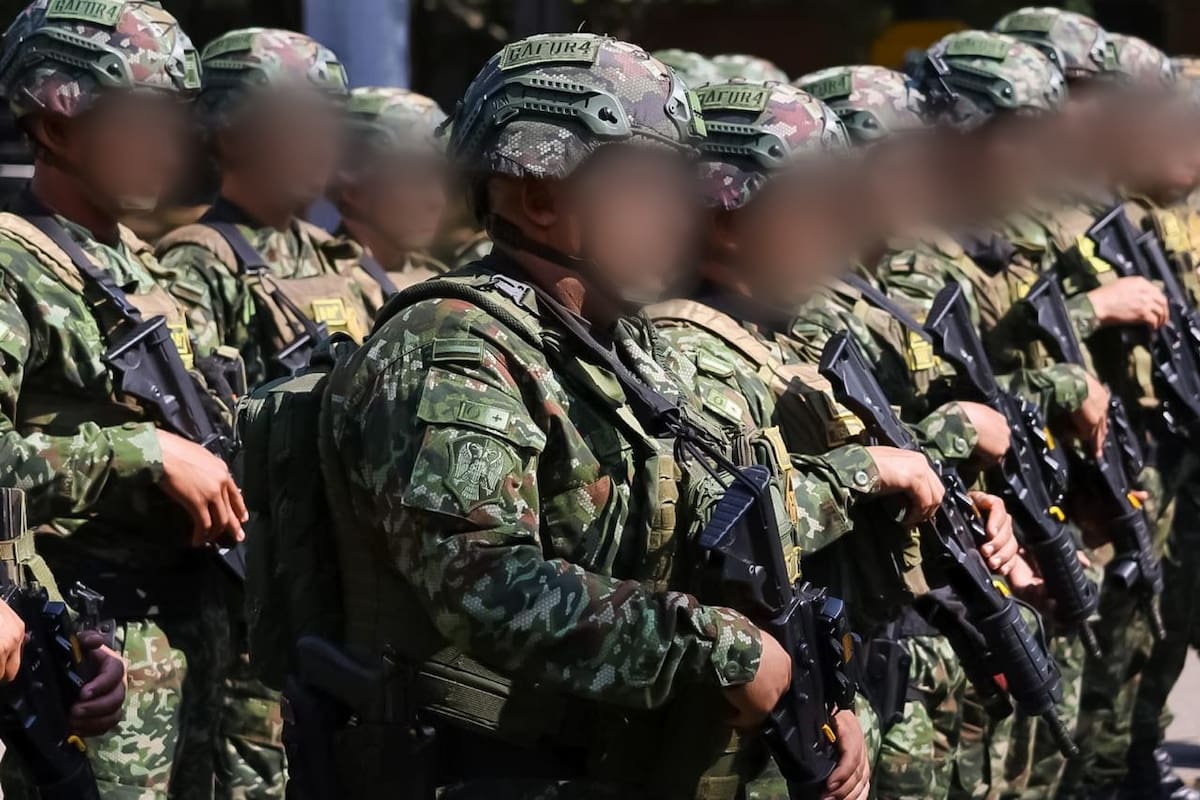 Imagen de referencia de soldados del Ejército Nacional. // Foto: Colprensa.
