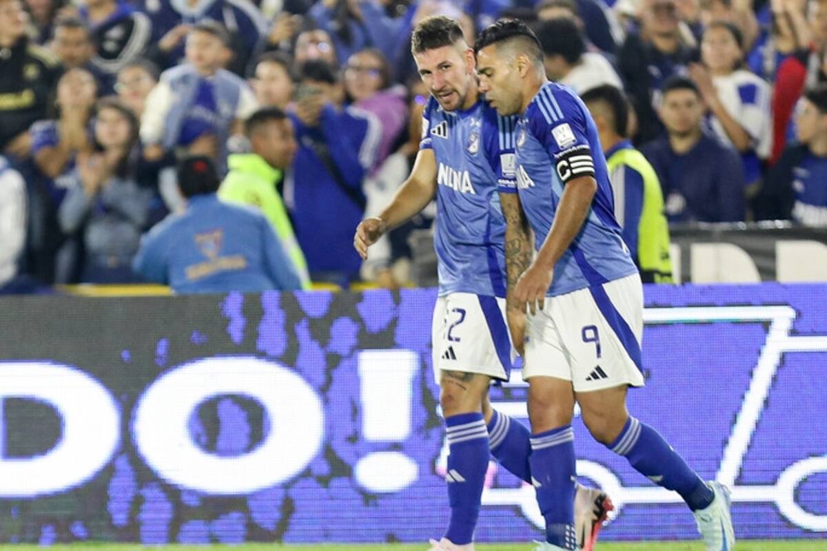 Millonarios superó 2-1 a La Equidad, en la tercera fecha de la Liga BetPlay I de 2025, en El Campín. Foto: Colprensa.