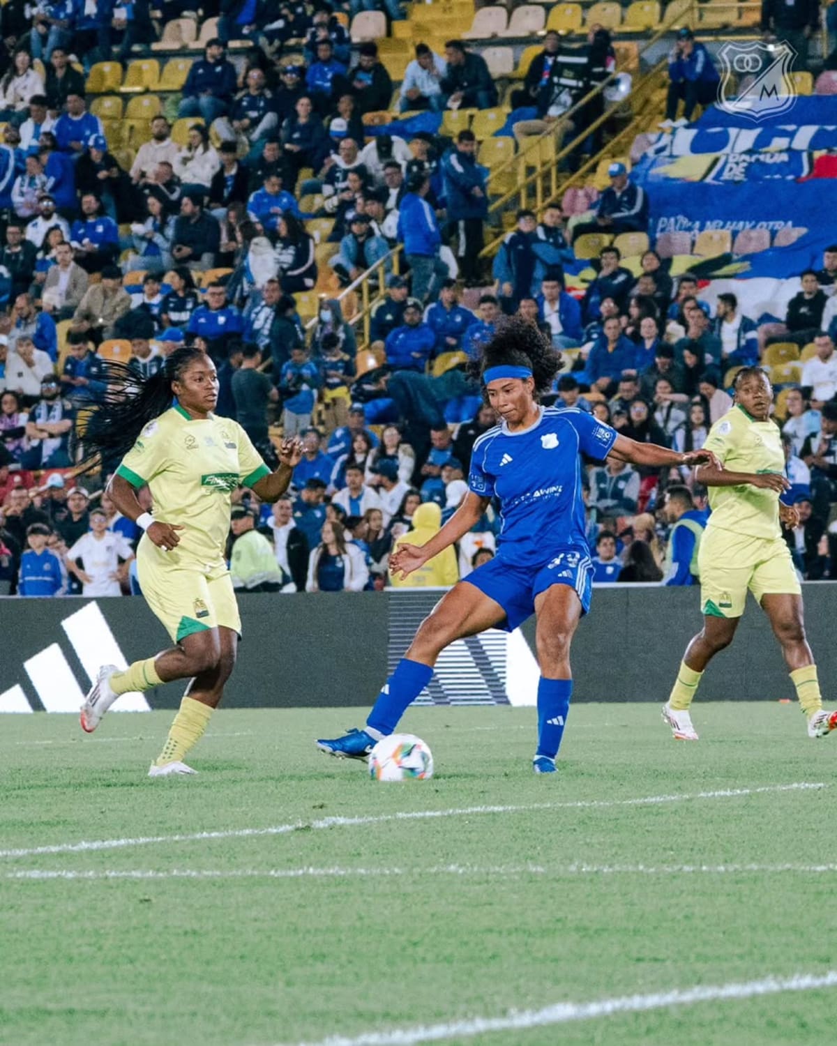 Millonarios goleó 6-0 a Atlético Bucaramanga en El Campín por la fecha 6 de la Liga BetPlay Femenina. Foto: Millonarios