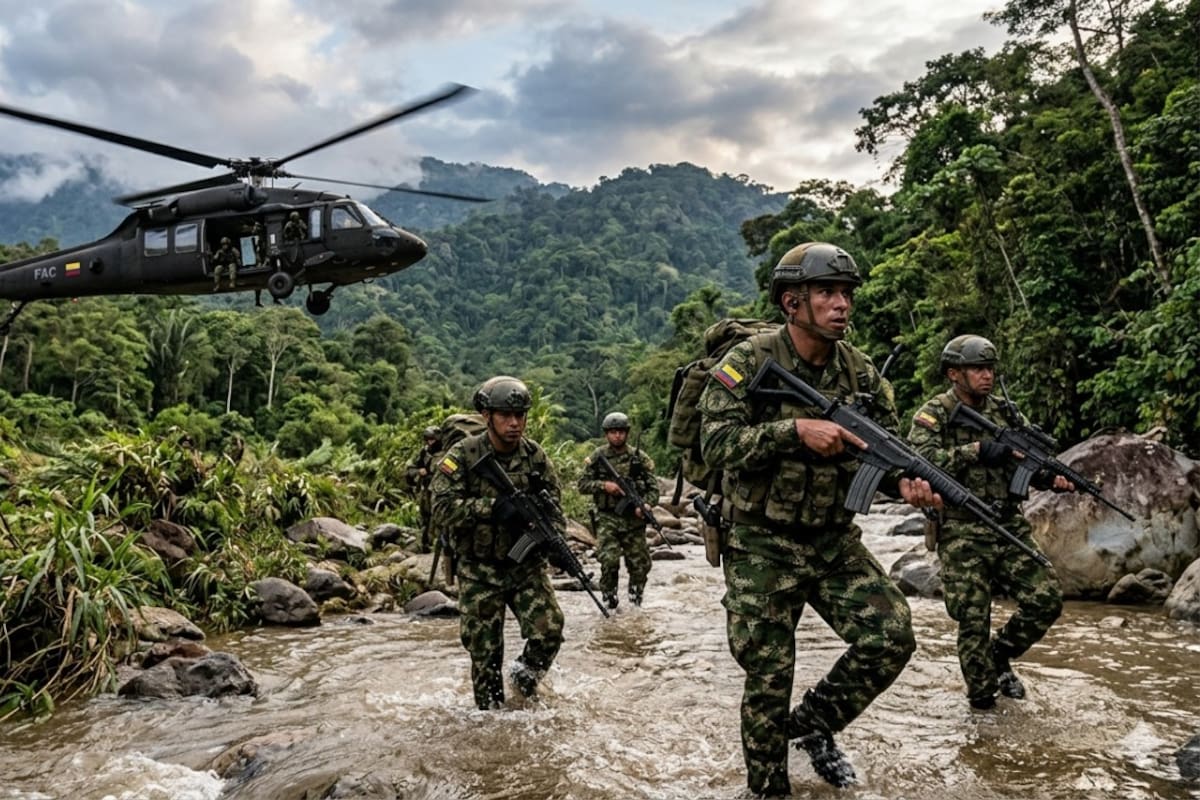 Mindefensa asegura que Iván Mordisco está acorralado tras ofensiva militar. | Foto: Esta es una imagen generada con IA, específicamente para este artículo.