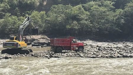 Denuncias eran ciertas: se adelantaba explotación minera irregular en la cuenca del río Fonce