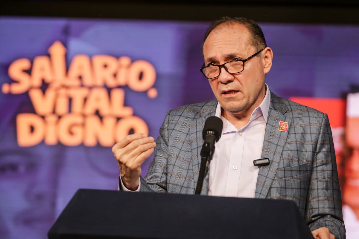 El ministro del Trabajo, Antonio Sanguino. // Foto: (Colprensa – Catalina Olaya)