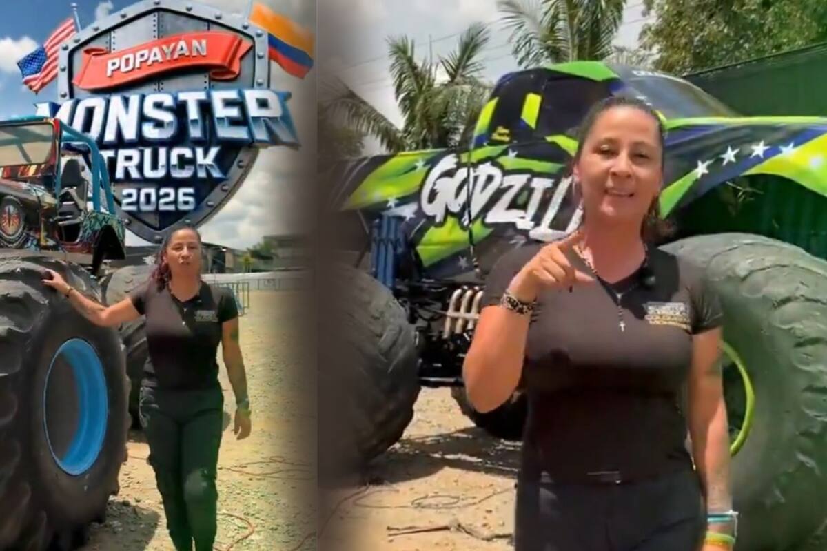 Minutos antes del accidente, la piloto Sonia Segura promocionaba el espectáculo que terminaría en tragedia en Popayán. // Captura de video, tomado de: X //.