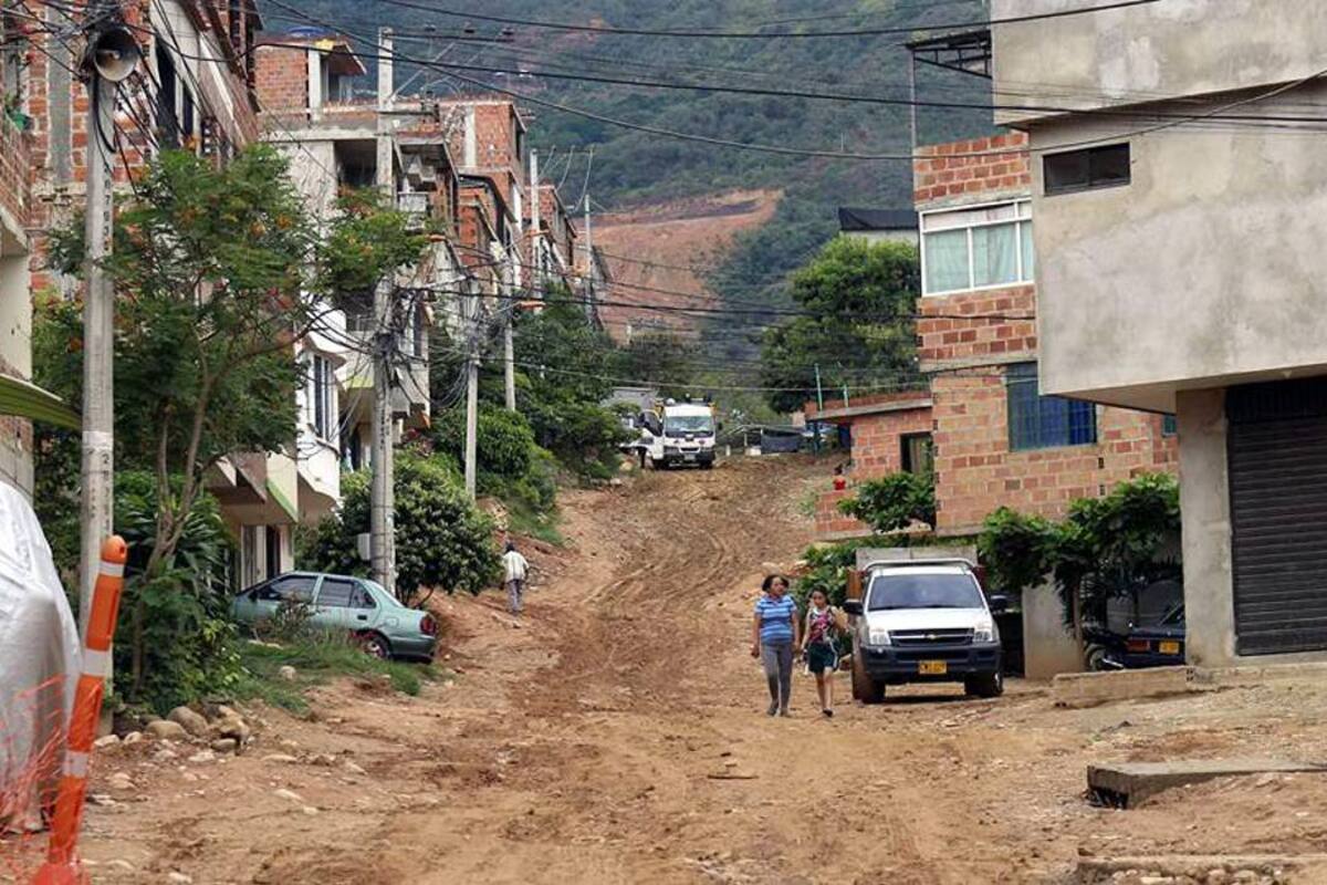 El barrio Mirador de San Juan tendrá el servicio de alcantarillado pluvial. (Foto: Suministrada / VANGUARDIA LIBERAL)