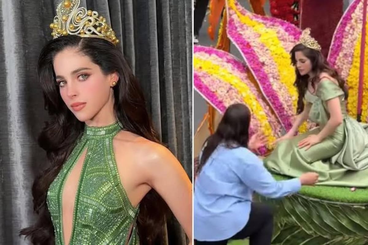 La actual Miss Universo se desvaneció por algunos instantes durante su primera gira oficial en Latinoamérica, pero horas después envió un mensaje de tranquilidad. / Redes sociales