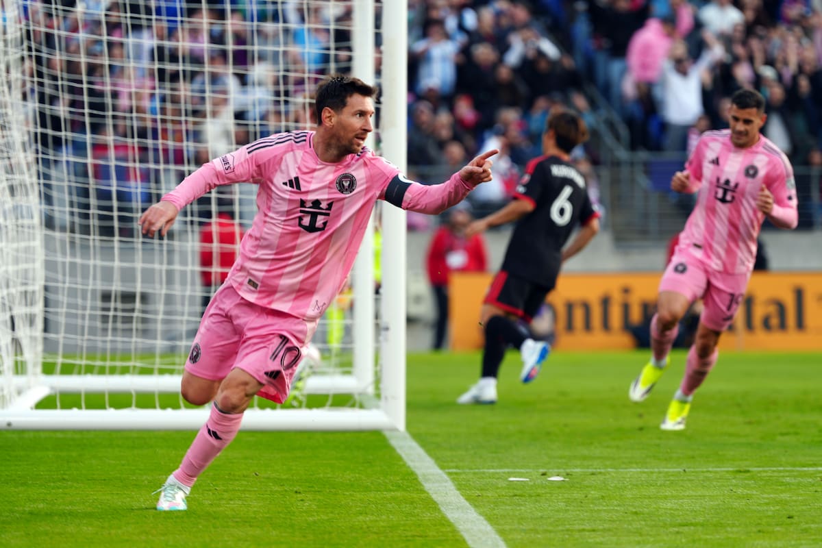 Lionel Messi del Inter Miami celebra un gol. EFE/ Octavio Guzmán
