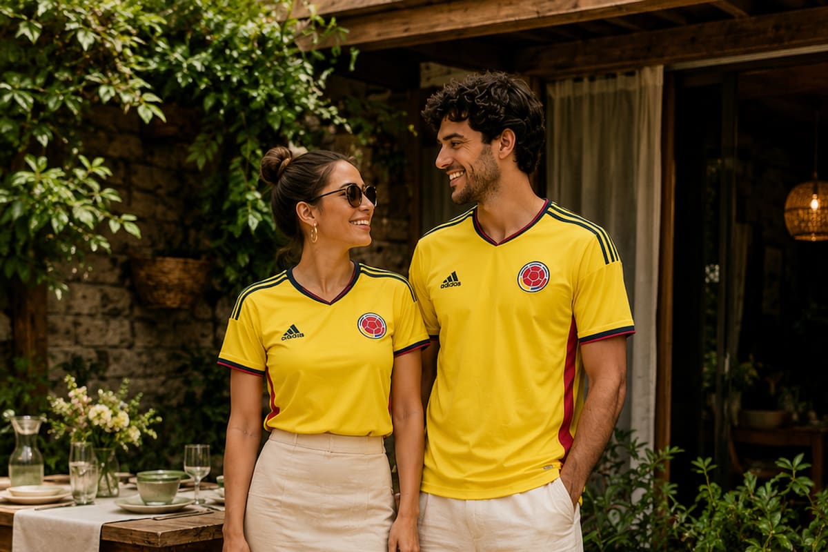 De la cancha a la fiesta: Los accesorios metalizados, las texturas de cuero y las prendas satinadas transforman una jersey deportiva en un look ideal para la vida nocturna.
