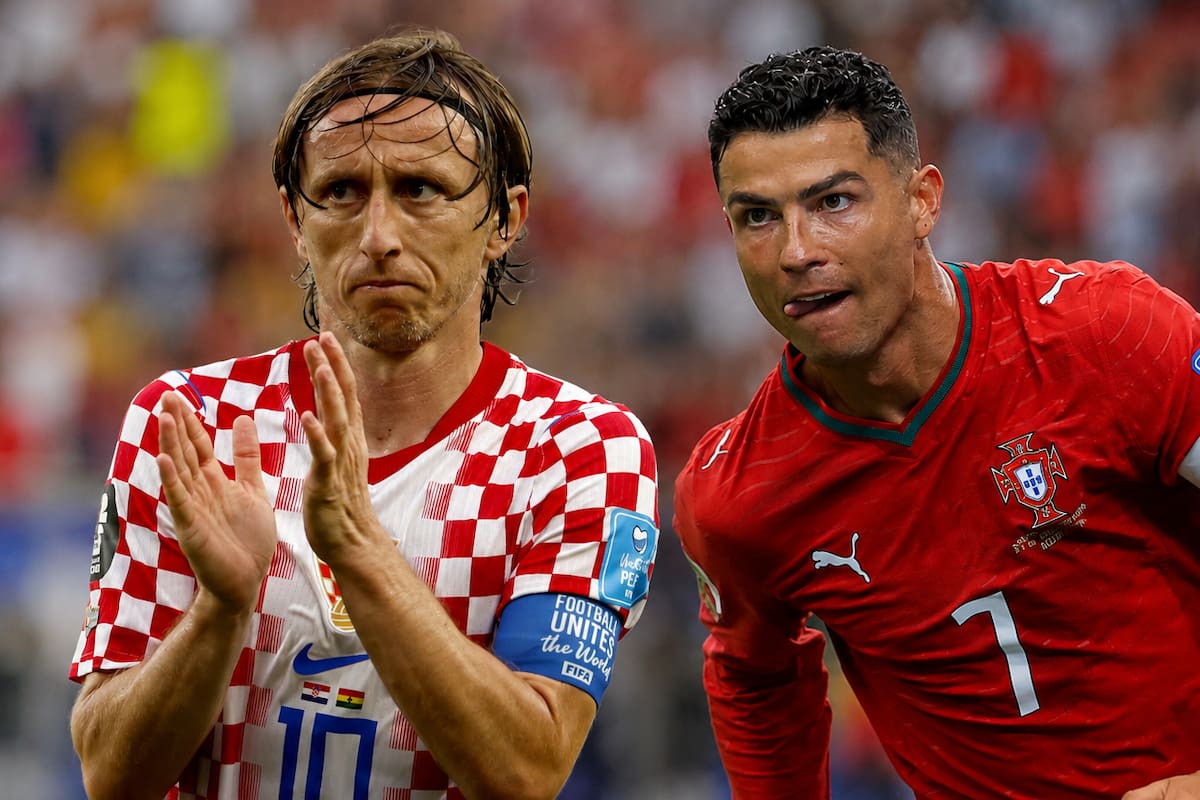 Modric y Ronaldo protagonizan uno de los duelos más llamativos de los dieciseisavos de final del Mundial 2026. Foto: EFE.