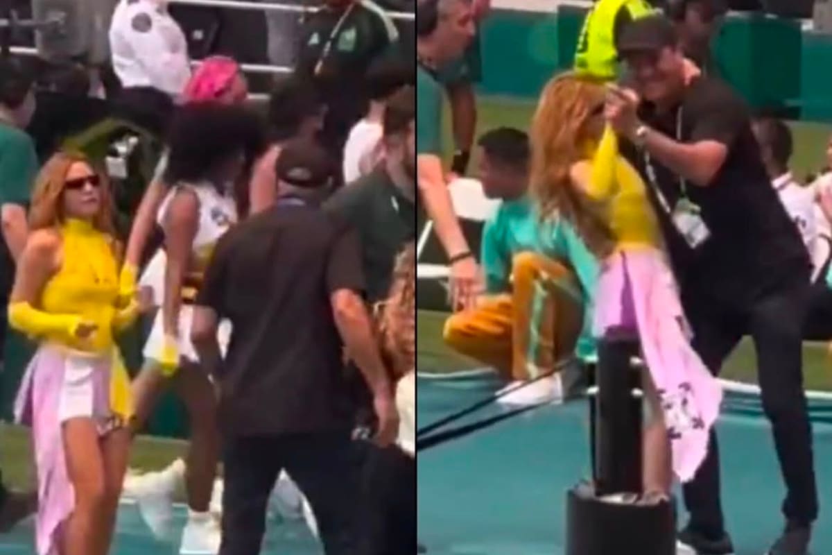 Shakira salió bailando merengue de su presentación inaugural del Mundial 2026en el Estadio Azteca de México.