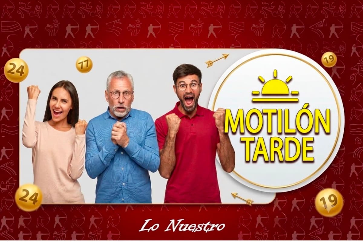 Sorteo de hoy de Motilón Tarde.