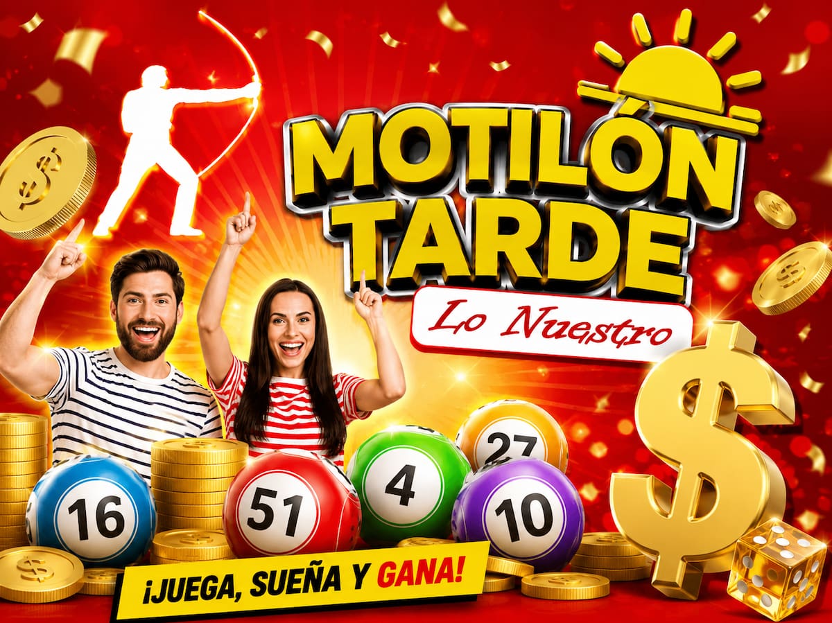 Motilón Tarde: resultado del sorteo de hoy.